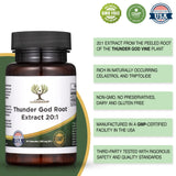Thunder God Vine Herbal Supplement bottle with label