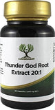 Thunder God Vine Herbal Supplement capsules with measuring spoon