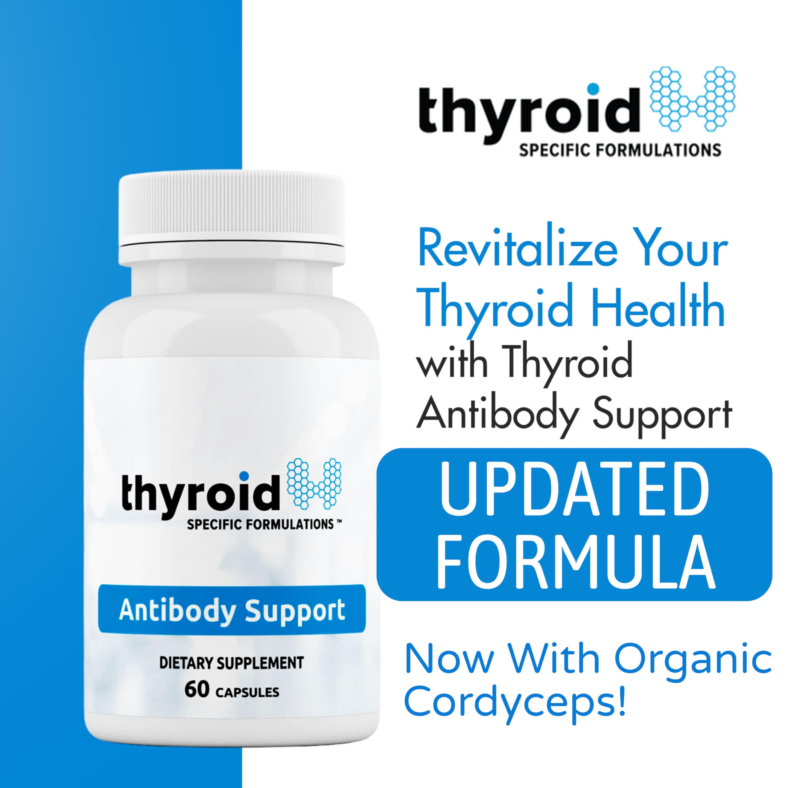 Thyroid Specific Formulations Antibody Support 50g back view