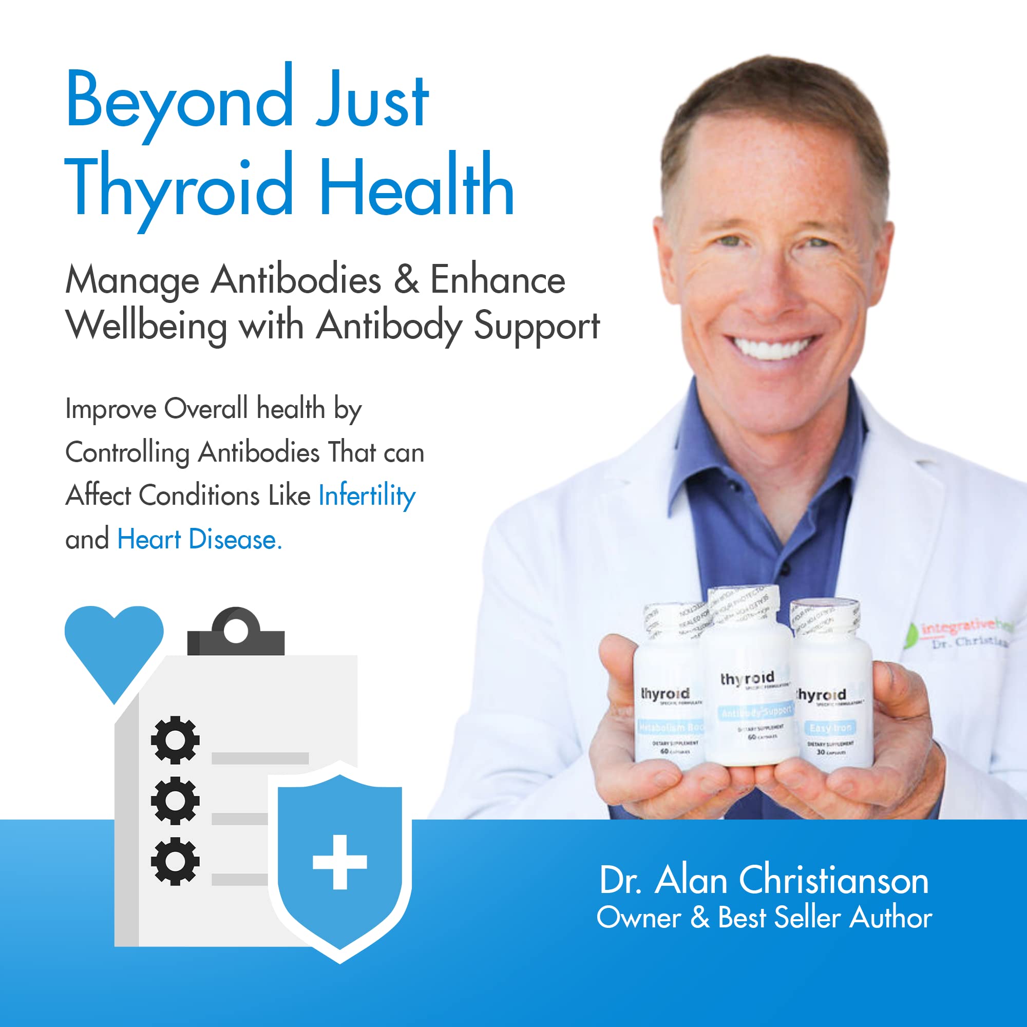 Thyroid Specific Formulations Antibody Support 50g lifestyle scene