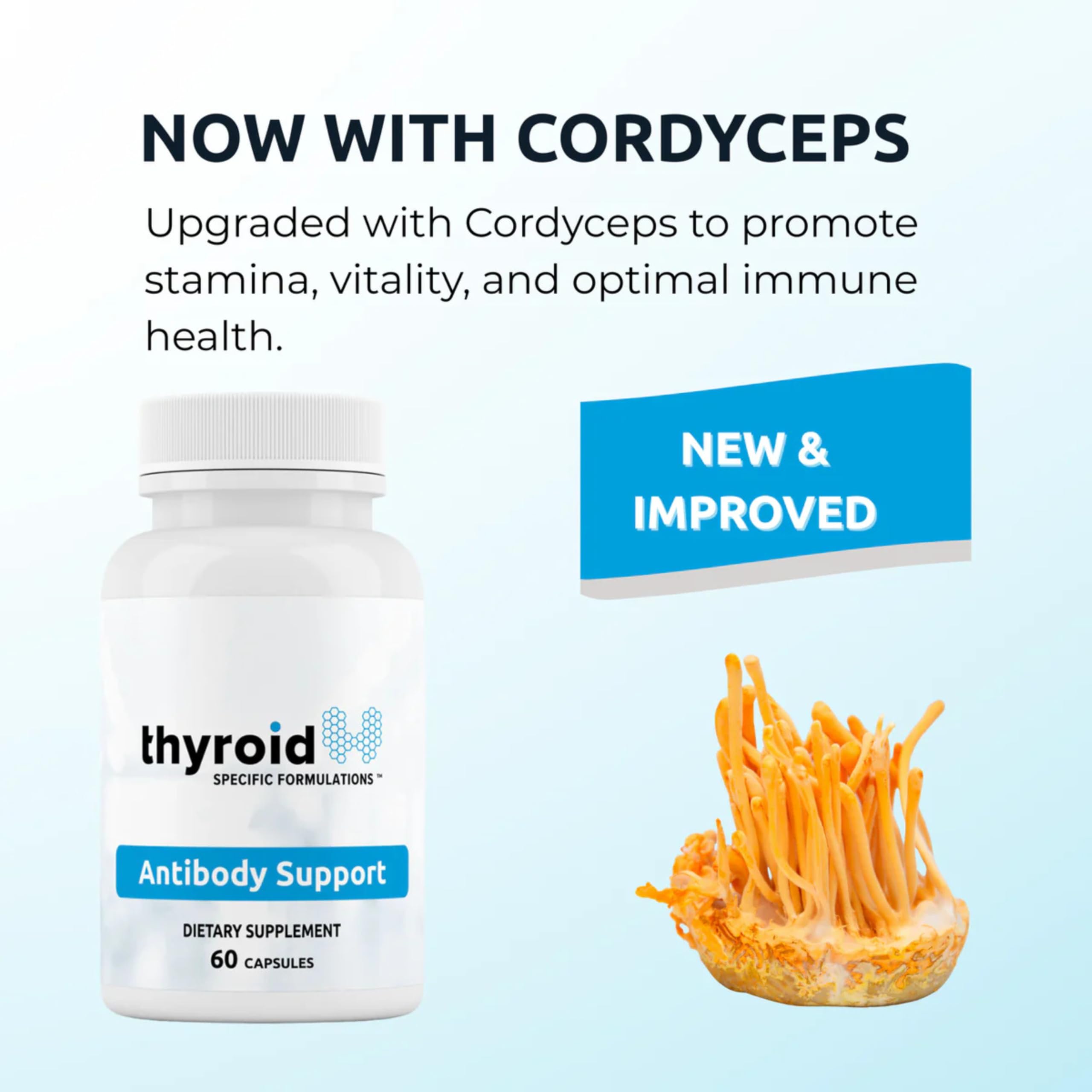 Thyroid Specific Formulations Antibody Support 50g side view