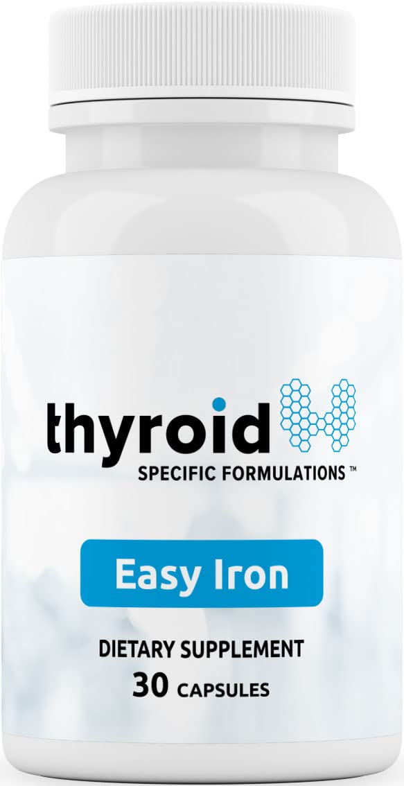 Thyroid Specific Formulations Easy Iron supplement front view