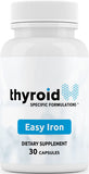 Thyroid Specific Formulations Easy Iron supplement front view