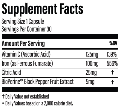 Thyroid Specific Formulations Easy Iron supplement packaging