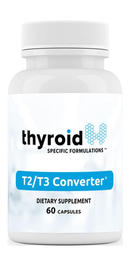 Thyroid Specific Formulations T2/T3 Conversion support 60 capsules front view