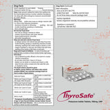 THYROSAFE Potassium Iodide 130mg tablets on a table with survival gear
