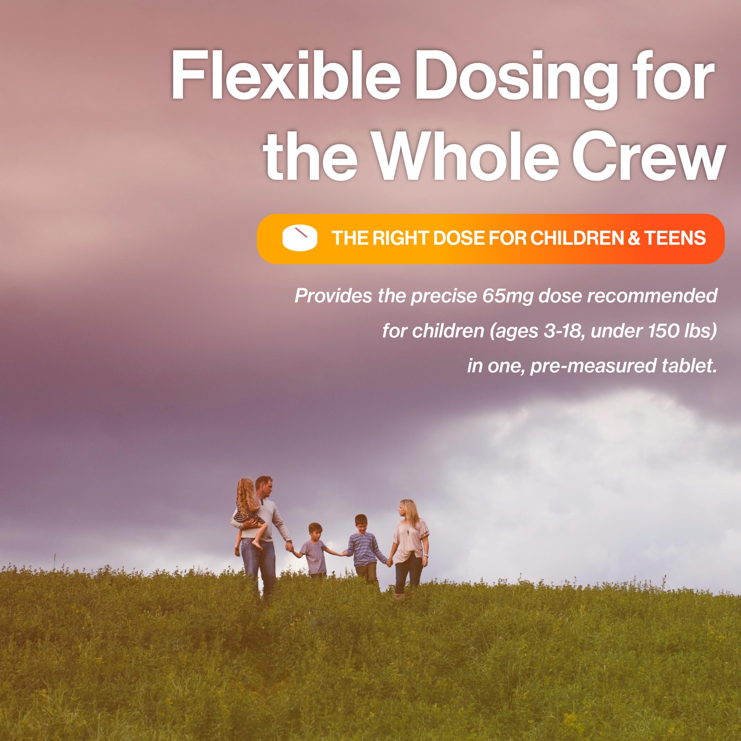 THYROSAFE Potassium Iodide Tablets with clear dosing instructions