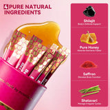 Tideon Shilajit Honey Stick with strawberry essence