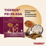 TIGERUS Herbal Supplement sachets arranged neatly