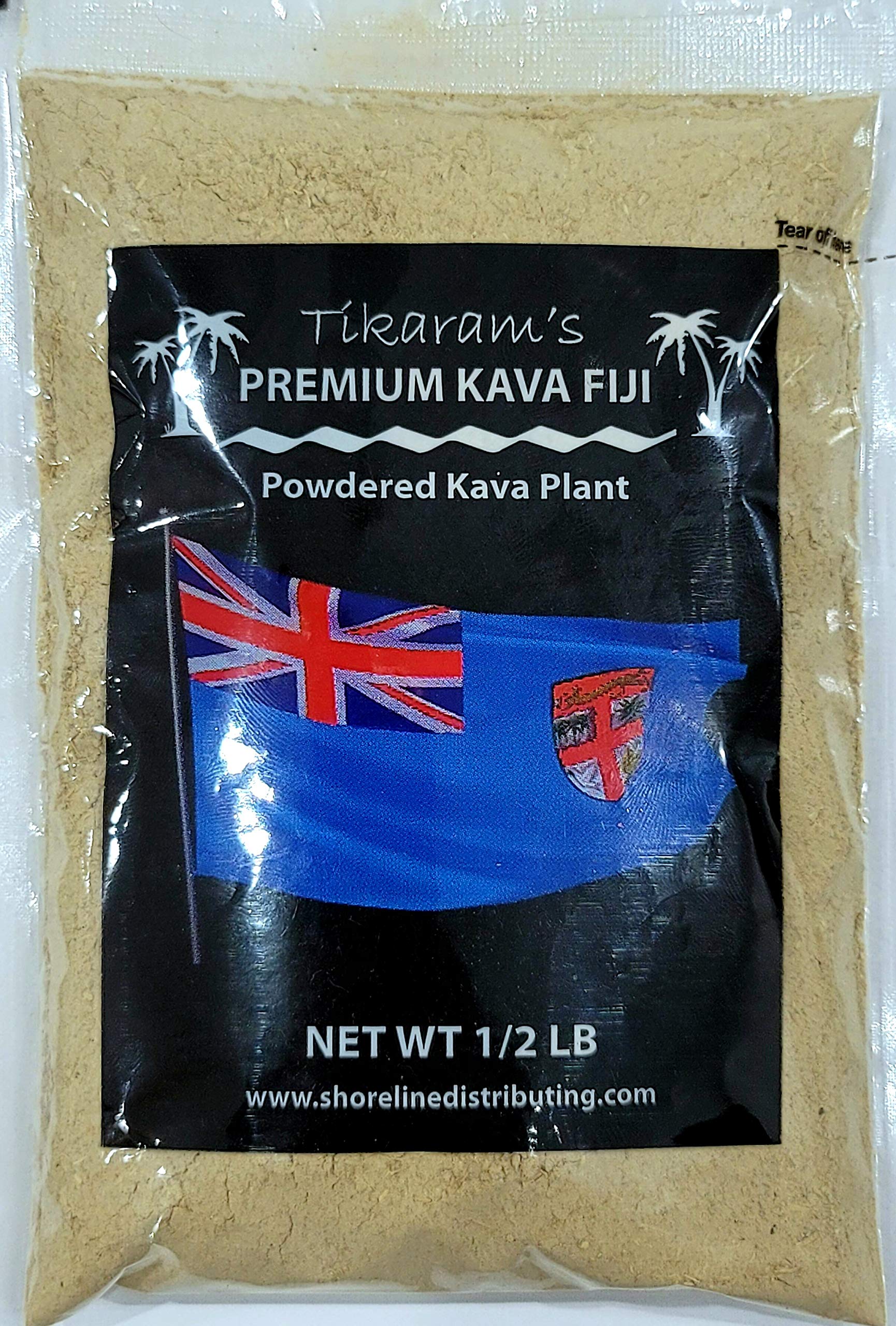 Tikaram's Kava Kava Powder 222g front view with packaging