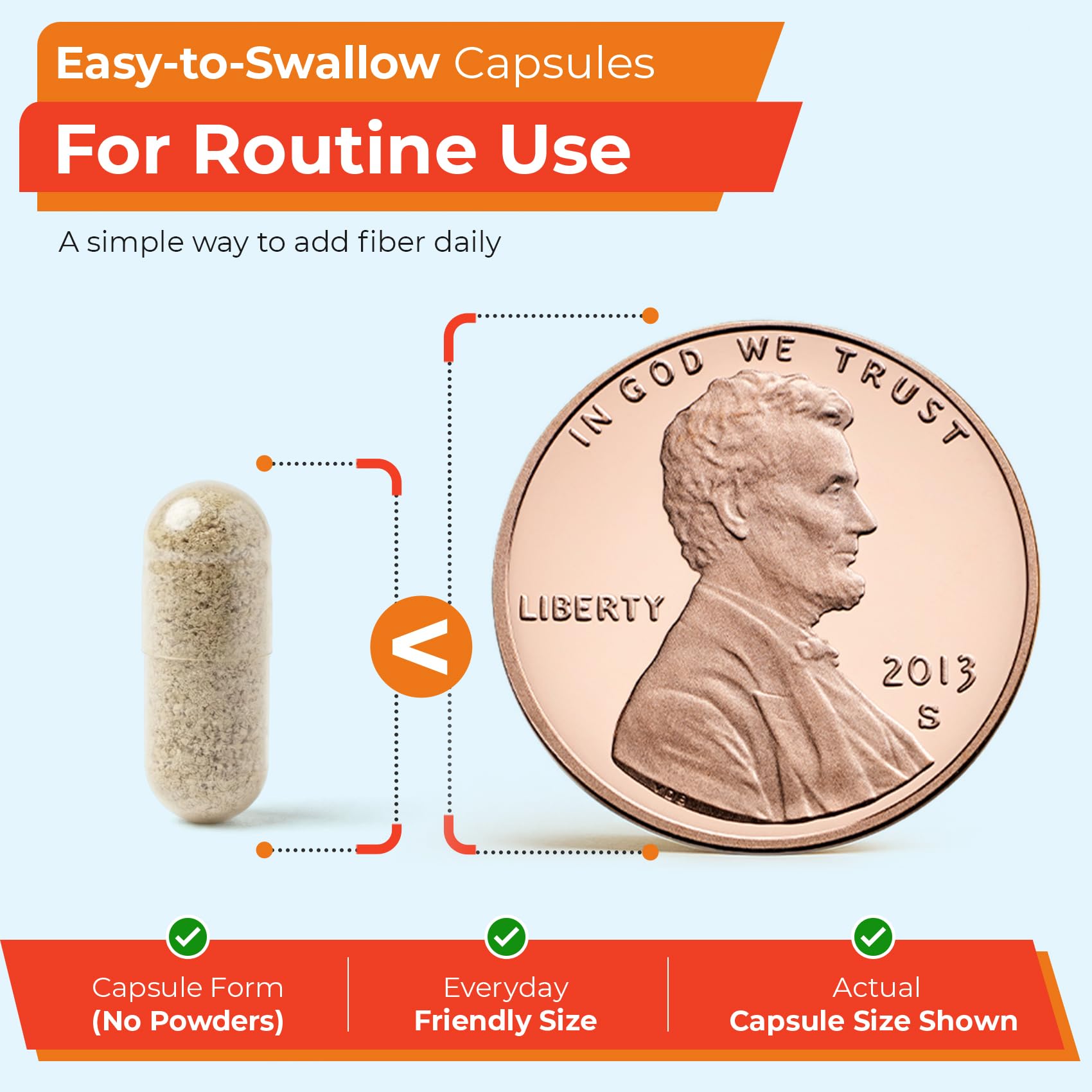 TIME-CAP LABS Psyllium Husk Capsules close-up of capsules