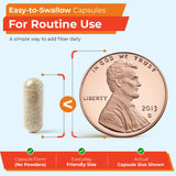 TIME-CAP LABS Psyllium Husk Capsules close-up of capsules
