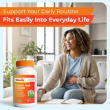 TIME-CAP LABS Psyllium Husk Capsules on a kitchen counter