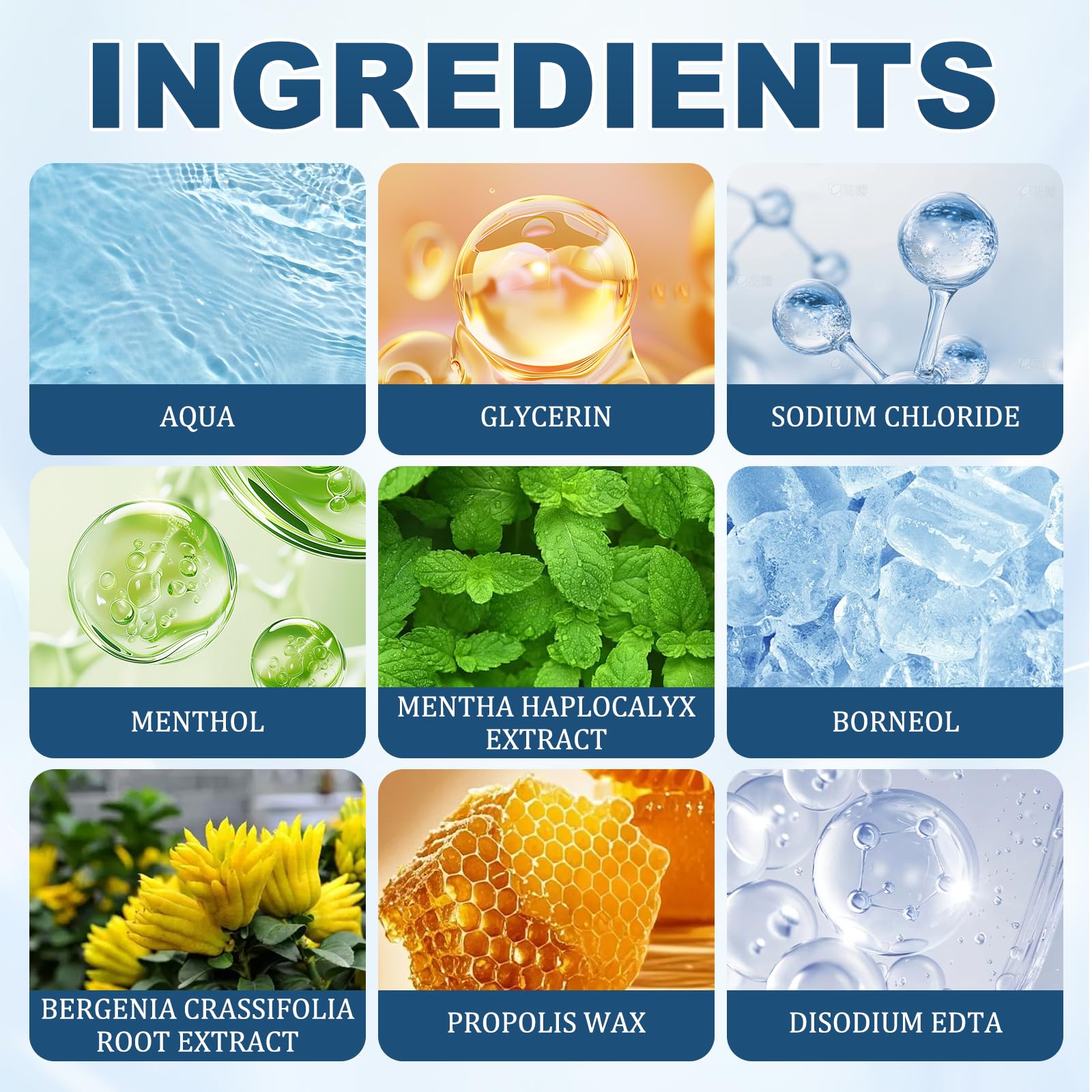 Timeno Nasal Care Spray ingredients overview