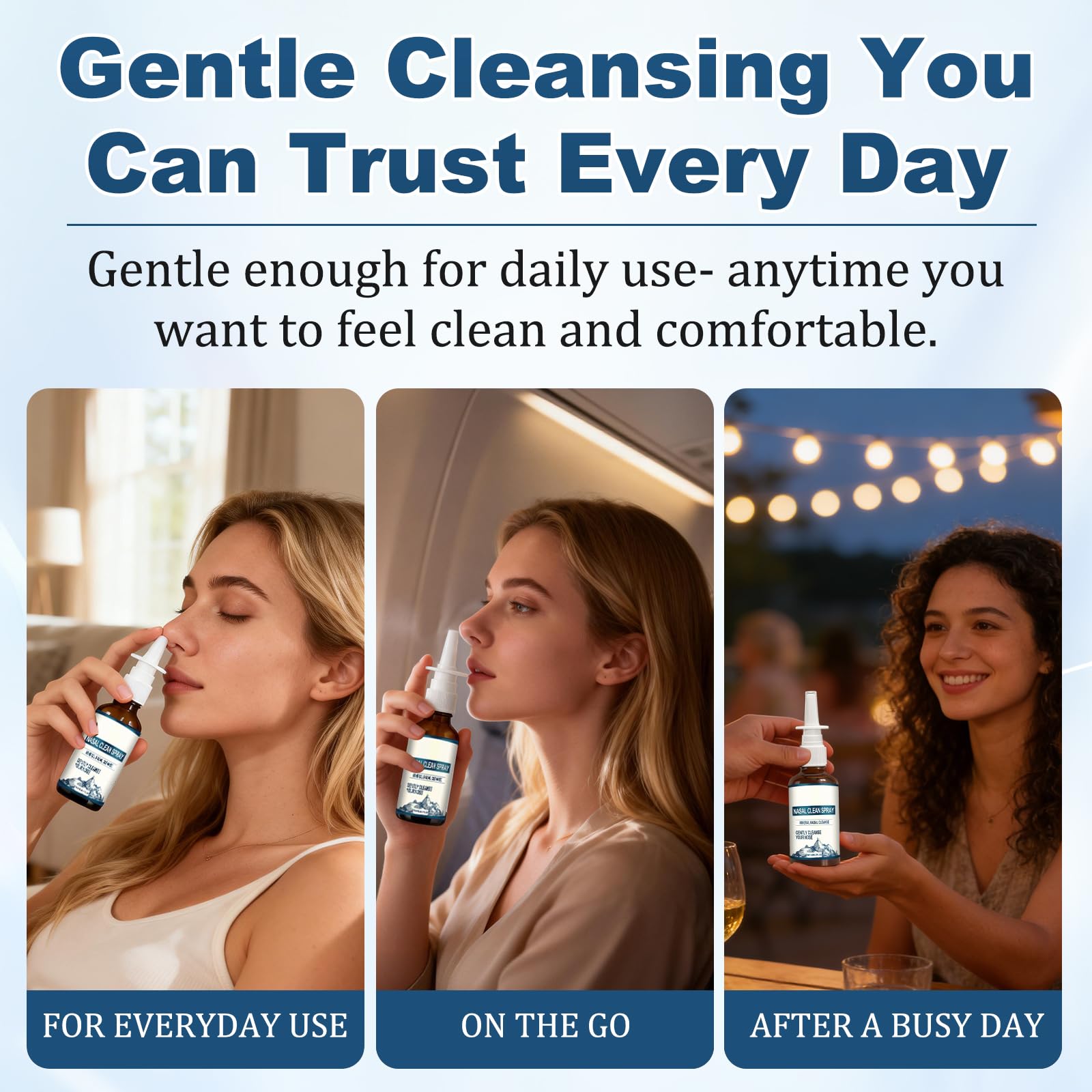 Timeno Nasal Care Spray lifestyle scene