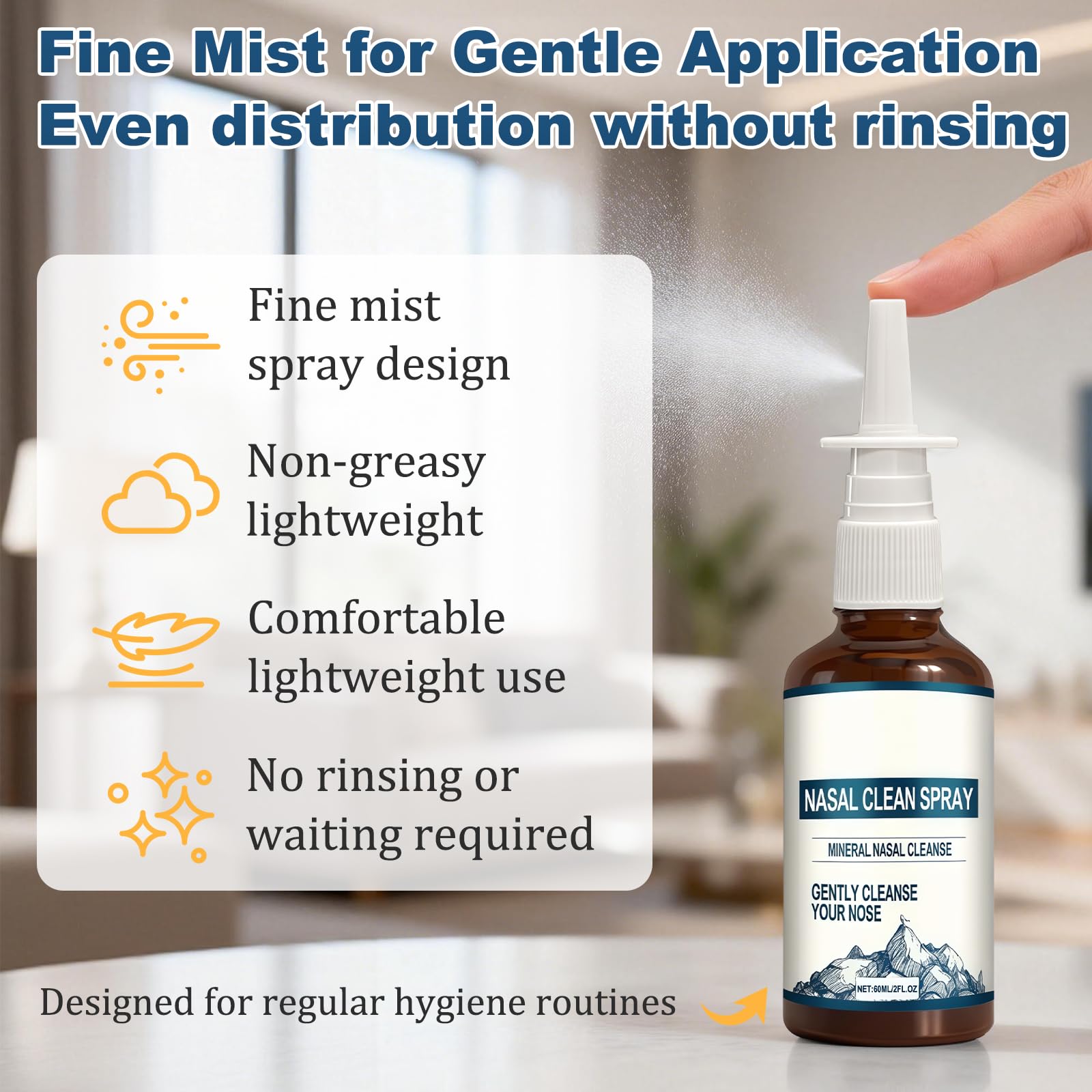 Timeno Nasal Care Spray packaging