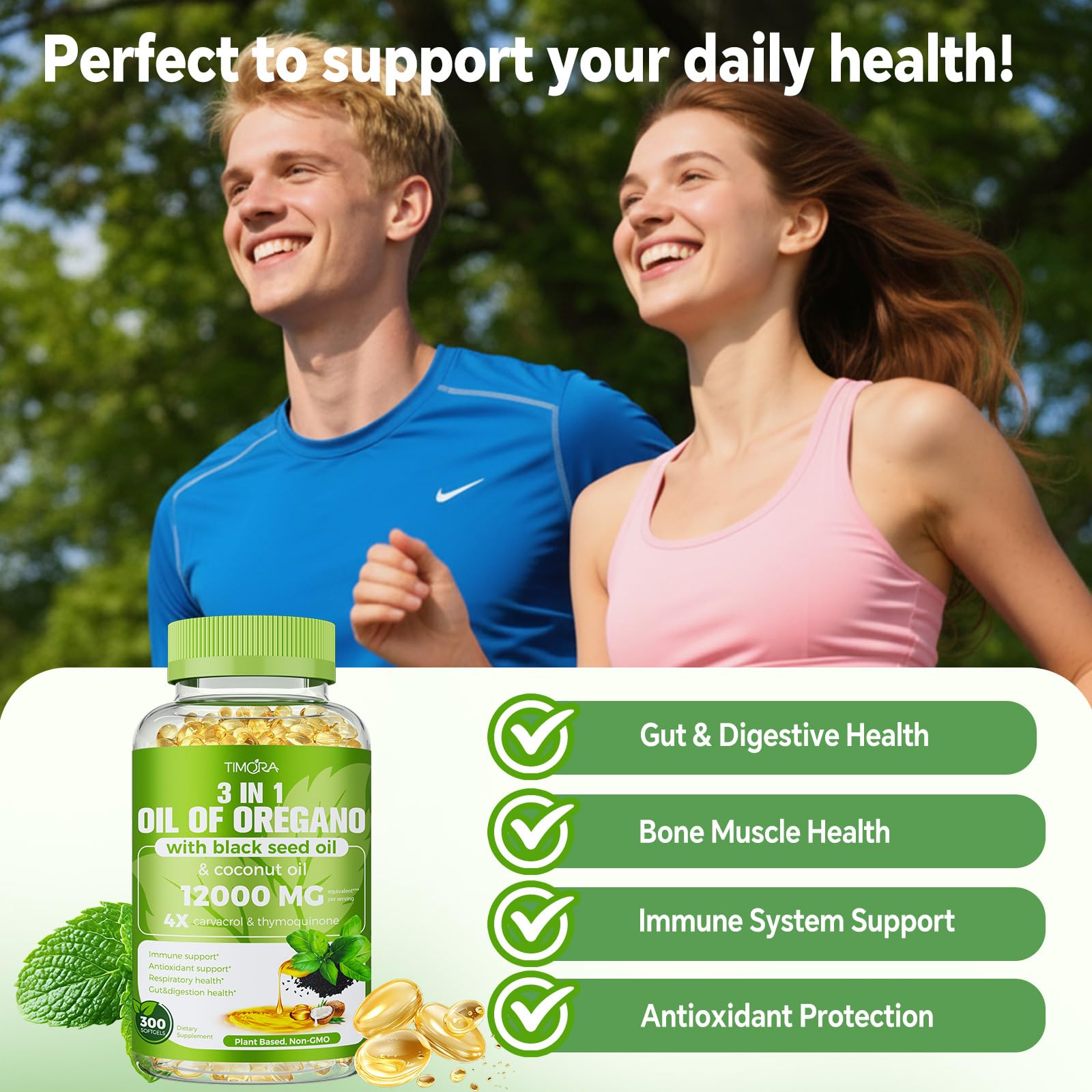 TIMORA Oregano Oil Softgels 40:1 extract information