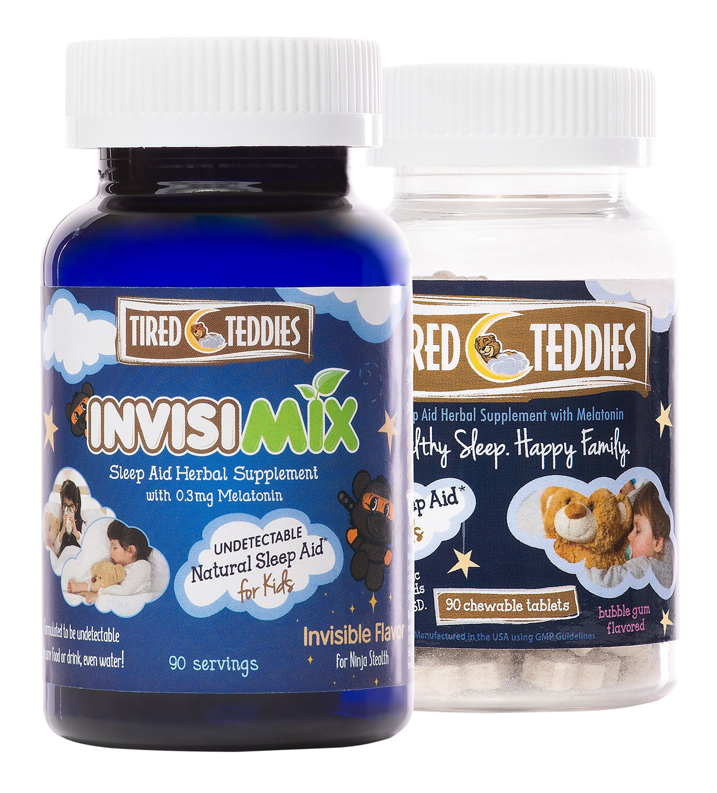 Tired Teddies InvisiMix product information and serving size