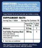 Tired Teddies Kids Chewable Melatonin on a bedside table