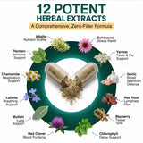 TitanVex Echinacea Capsules showing label details