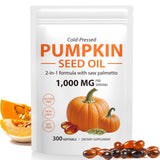 Tiuedu Pumpkin Seed Oil Capsules 300 softgels front view