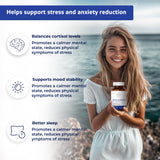 TIVA Nutraceutics Ashwagandha Capsules 650mg bottle with label