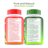 TM NATURALS Multivitamins 40+ Whole Food Ingredients back view
