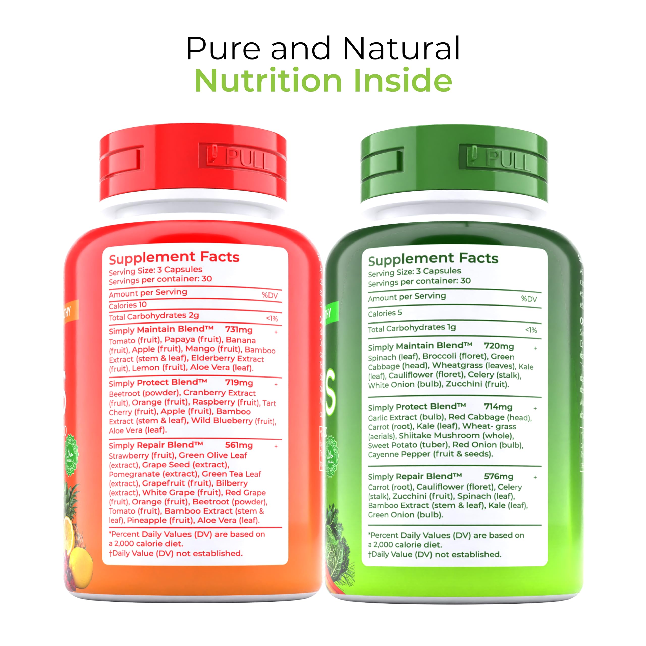 TM NATURALS Multivitamins displayed with a glass of water