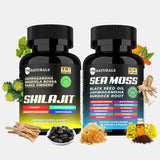 TM NATURALS Sea Moss & Shilajit Black Seed Oil Capsules front view