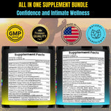 TM NATURALS Sea Moss & Shilajit Capsules with a glass of water