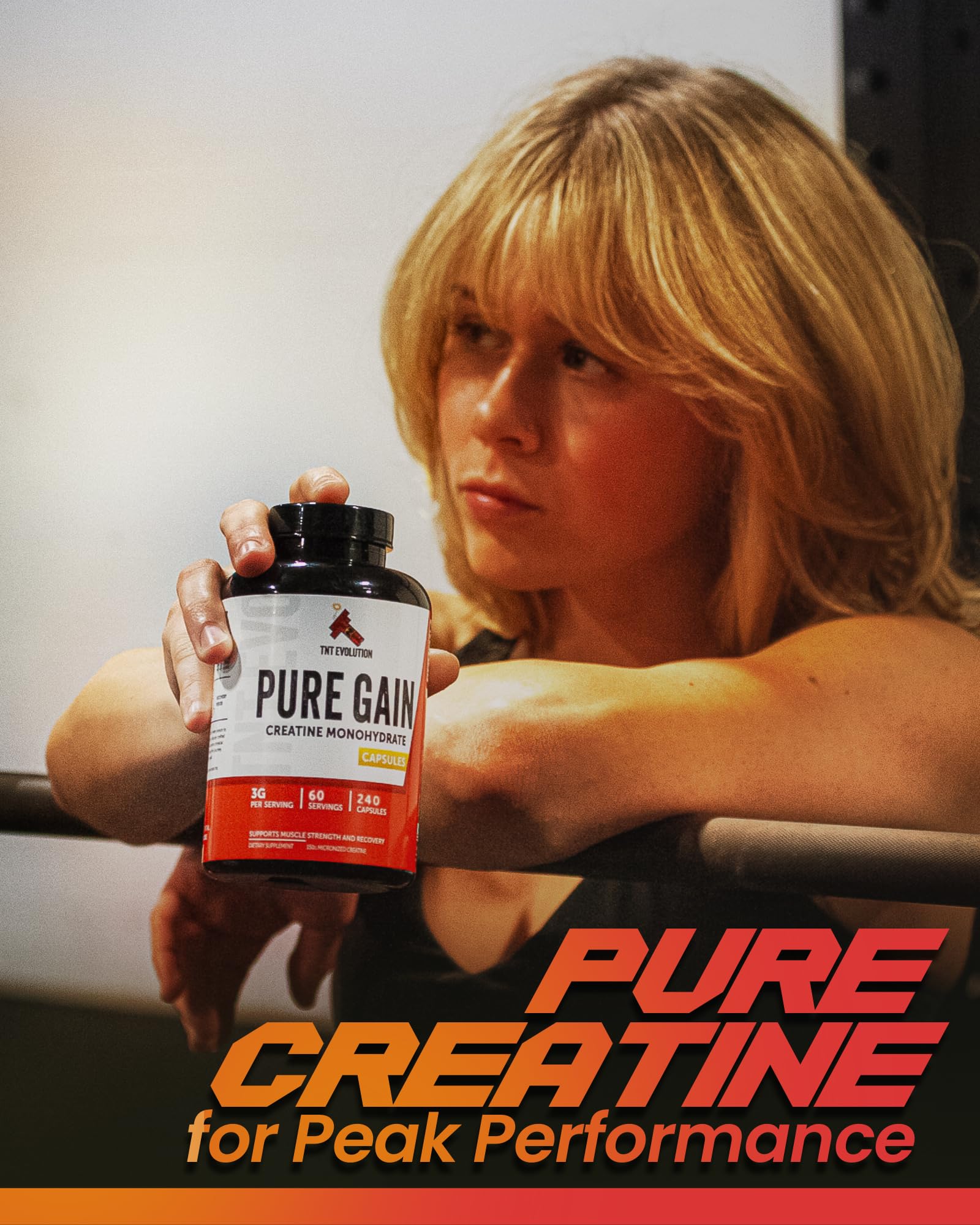 TNT Evolution Creatine Monohydrate Capsules nutritional information