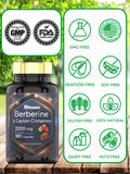 tnvitamins Berberine with Ceylon Cinnamon supplement nutritional information