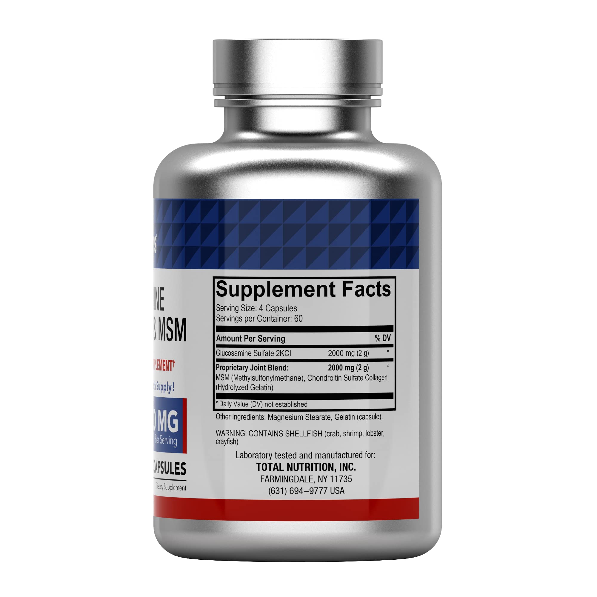 tnvitamins Chondroitin 240 Capsules side view