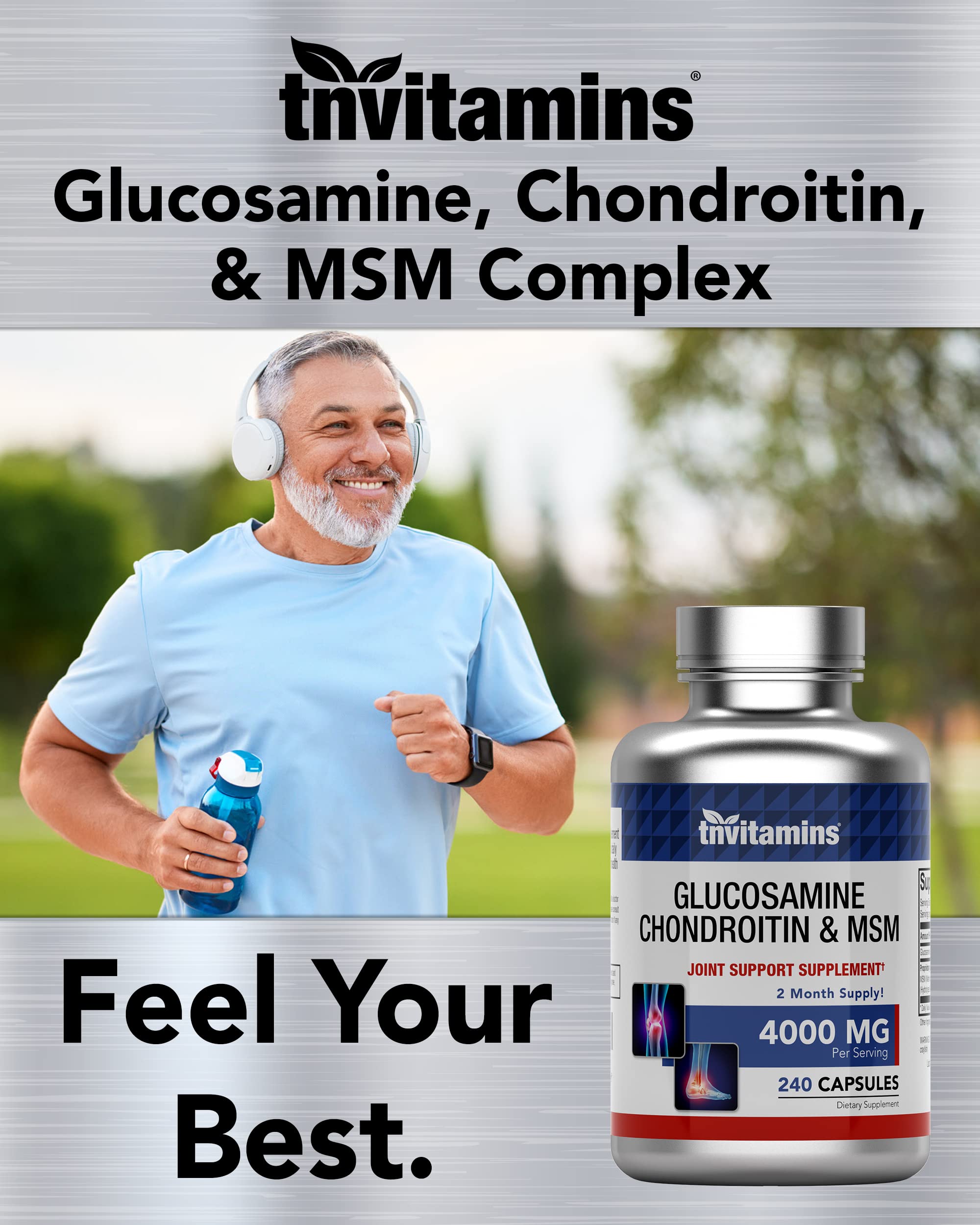 tnvitamins Chondroitin 240 Capsules with measuring spoon