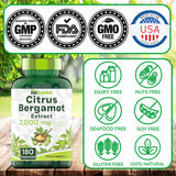 tnvitamins Citrus Bergamot Extract Capsules label detail