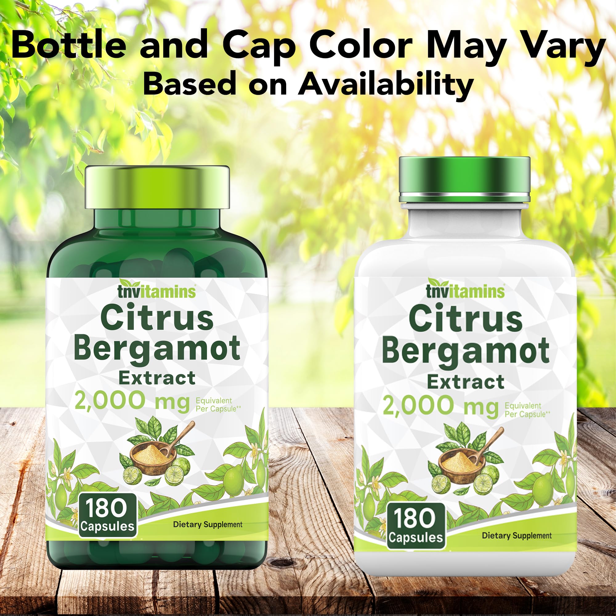 tnvitamins Citrus Bergamot Extract Capsules side view