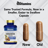 tnvitamins Extra Strength Cinnamon Capsules close-up of capsules