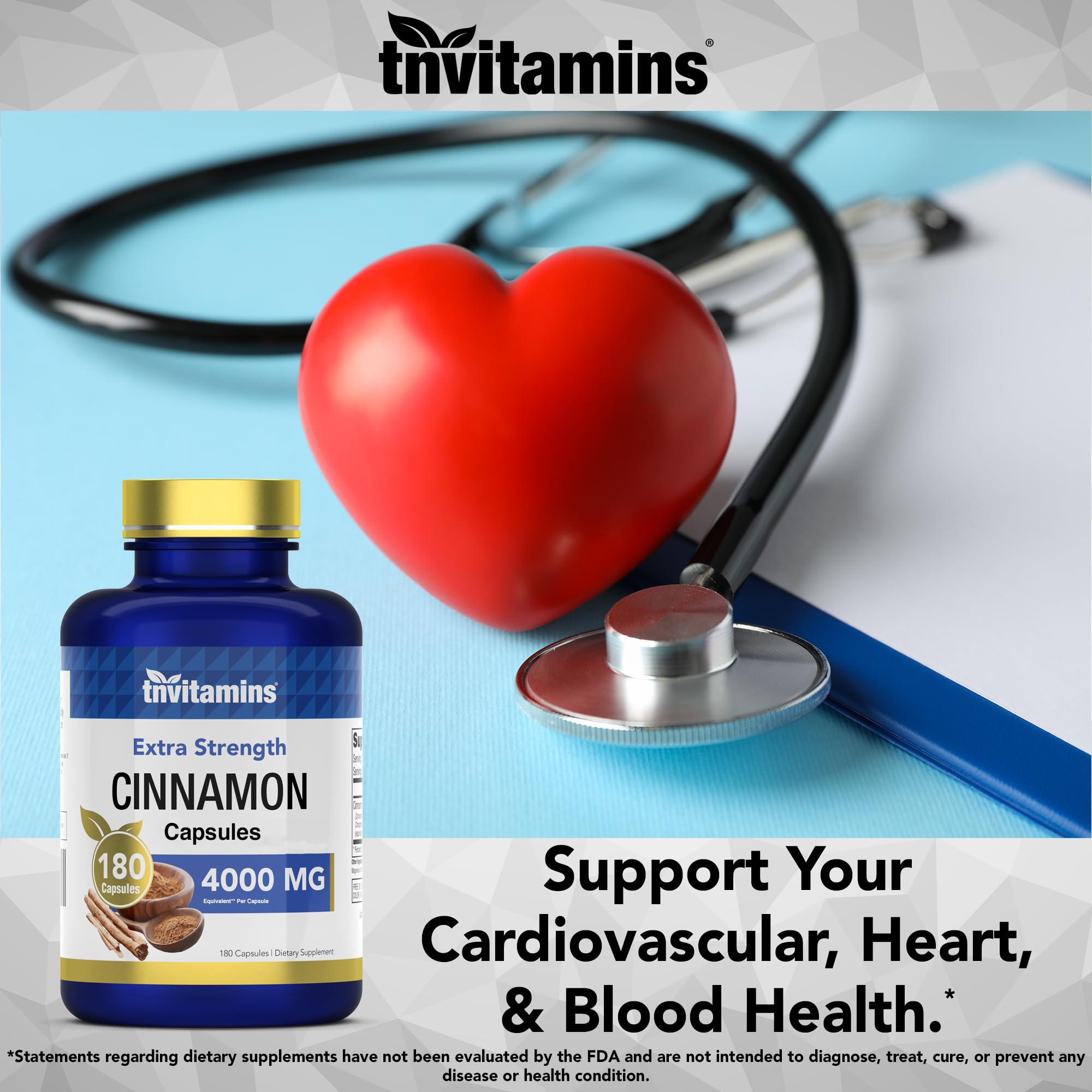 tnvitamins Extra Strength Cinnamon Capsules ingredients list