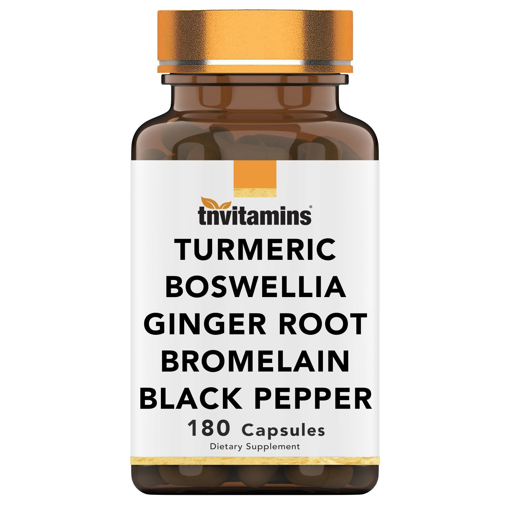tnvitamins Joint-Ease Turmeric Complex 180 Capsules front view
