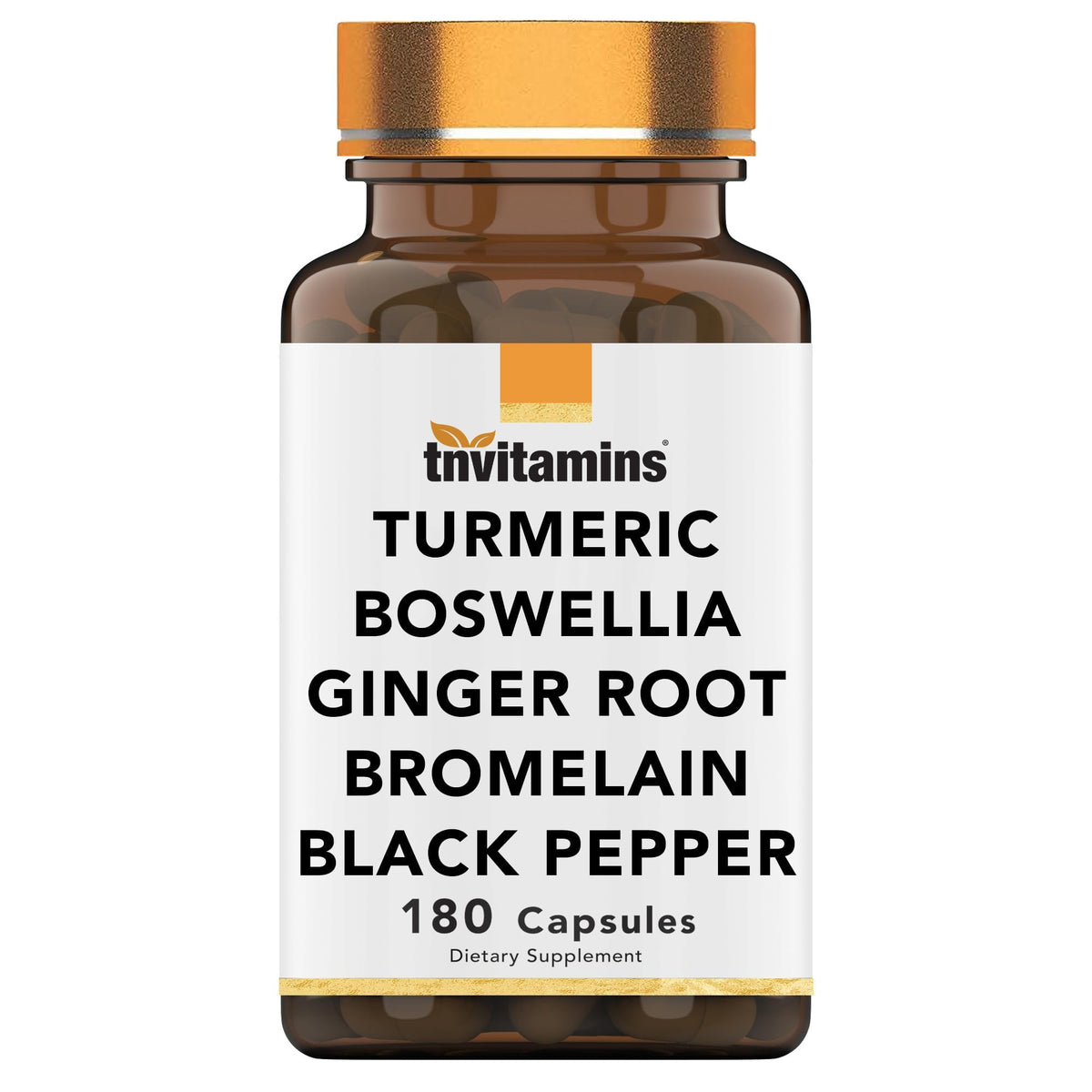 tnvitamins Joint-Ease Turmeric Complex 180 Capsules front view