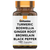 tnvitamins Joint-Ease Turmeric Complex 180 Capsules front view