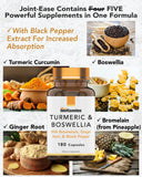 tnvitamins Joint-Ease Turmeric Complex ingredients list