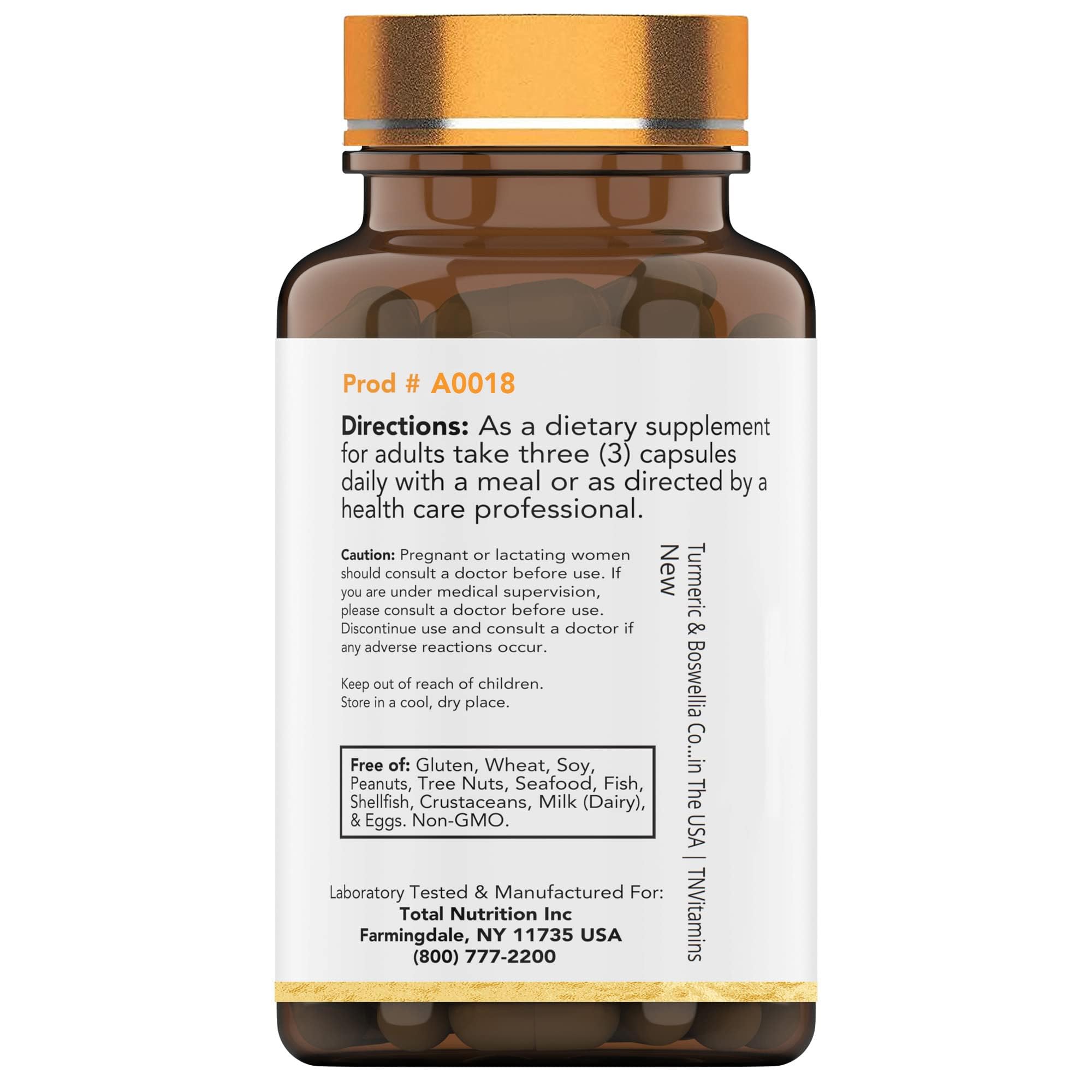 tnvitamins Joint-Ease Turmeric Complex with measuring spoon
