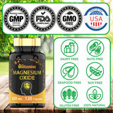 TNVitamins Magnesium Oxide 420 mg Capsules close-up of capsules