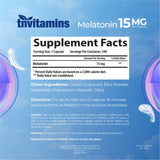 tnvitamins Melatonin 240 capsules bottle side view