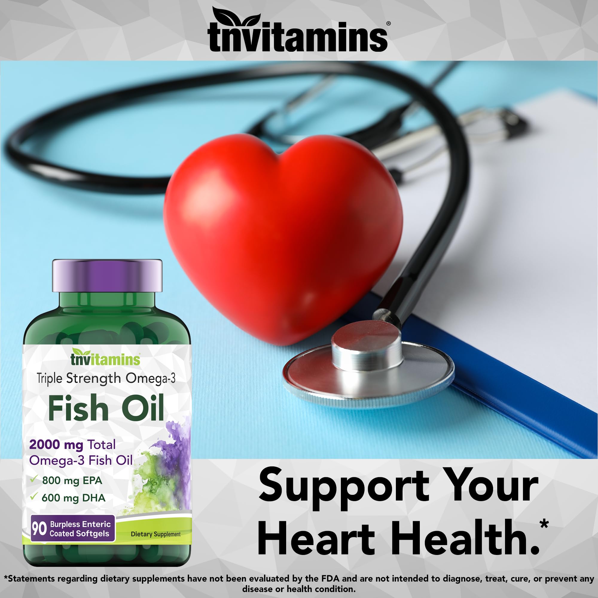 tnvitamins Omega-3 Fish Oil Softgels close-up of softgels