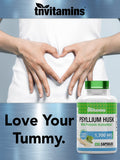 tnvitamins Psyllium Husk Fiber Capsules 1700 MG packaging
