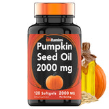 tnvitamins Pumpkin Seed Oil Softgel Supplement bottle front view