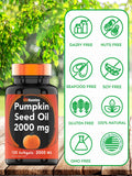 tnvitamins Pumpkin Seed Oil Supplement softgel in hand
