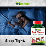 tnvitamins Tart Cherry Capsules 400mg bottle back view